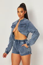 Load image into Gallery viewer, Mimi Denim Short Set
