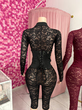 Load image into Gallery viewer, Amour Lace Jumpsuit - Black
