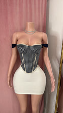 Load image into Gallery viewer, Gingham Corset - Blue
