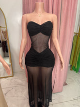 Load image into Gallery viewer, Cindy Strapless Dress - Black

