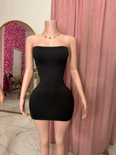 Load image into Gallery viewer, Strapless Mini Dress - Black
