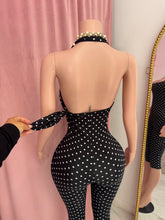 Load image into Gallery viewer, Hailey Polka Dot Romper - Black
