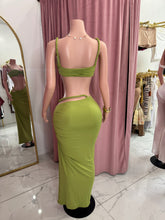 Load image into Gallery viewer, Love Island Skirt Set - Green
