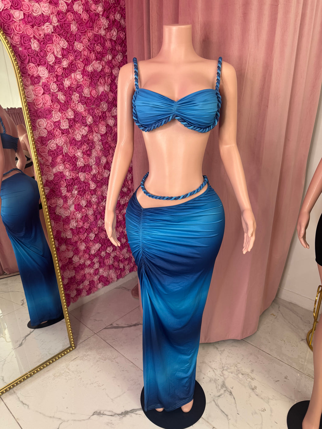 Blue Skies Skirt Set