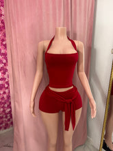 Load image into Gallery viewer, Shay Short Set - Red
