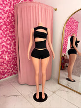 Load image into Gallery viewer, Safa Short Set - Black
