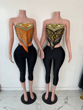 Load image into Gallery viewer, Vaughna Scarf Top - Orange
