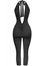 Load image into Gallery viewer, Jasmine Capri  Jumpsuit - Black
