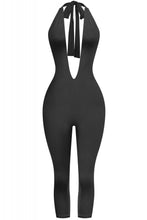 Load image into Gallery viewer, Jasmine Capri  Jumpsuit - Black

