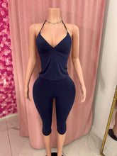 Load image into Gallery viewer, Janise Capri Set - Navy Blue
