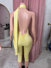 Load image into Gallery viewer, Pretty Capri Jumpsuit - Yellow
