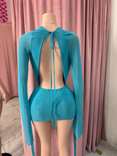 Load image into Gallery viewer, Jodie Mesh Dress - Teal
