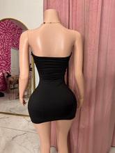 Load image into Gallery viewer, Strapless Mini Dress - Black
