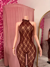 Load image into Gallery viewer, Ariel Lace Jumpsuit - Burgundy
