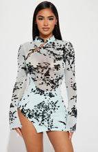 Load image into Gallery viewer, Asia Mini Dress - Ice Blue
