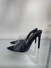 Load image into Gallery viewer, Clear Heels - Black
