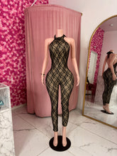 Load image into Gallery viewer, Ariel Lace Jumpsuit - Black
