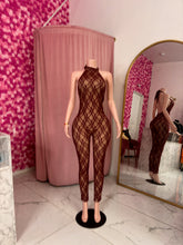 Load image into Gallery viewer, Ariel Lace Jumpsuit - Burgundy
