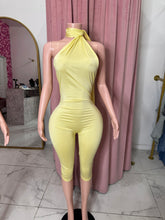 Load image into Gallery viewer, Pretty Capri Jumpsuit - Yellow

