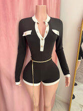 Load image into Gallery viewer, Chanel Romper - Black
