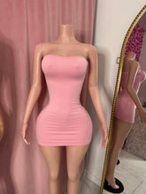 Load image into Gallery viewer, Strapless Mini Dress - Pink
