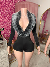 Load image into Gallery viewer, Kai Fur Romper
