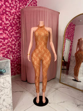Load image into Gallery viewer, Ariel Lace Jumpsuit - Tan
