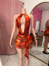 Load image into Gallery viewer, Liz Orange Mini Dress
