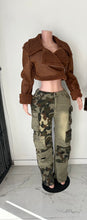 Load image into Gallery viewer, Brown Shearling Jacket
