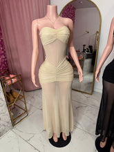 Load image into Gallery viewer, Cindy Strapless Dress - Beige
