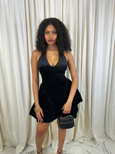 Load image into Gallery viewer, Fatou Velvet Ballerina Dress - Black
