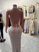 Load image into Gallery viewer, Bre Maxi Cowl Dress - White
