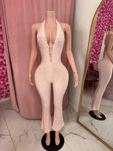 Load image into Gallery viewer, Kyla Lace Jumpsuit - Pink
