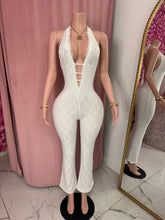 Load image into Gallery viewer, Kyla Lace Jumpsuit - White
