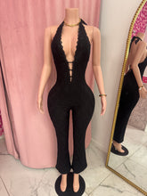Load image into Gallery viewer, Kyla Lace Jumpsuit - Black
