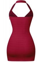 Load image into Gallery viewer, bandage dress - Burgundy

