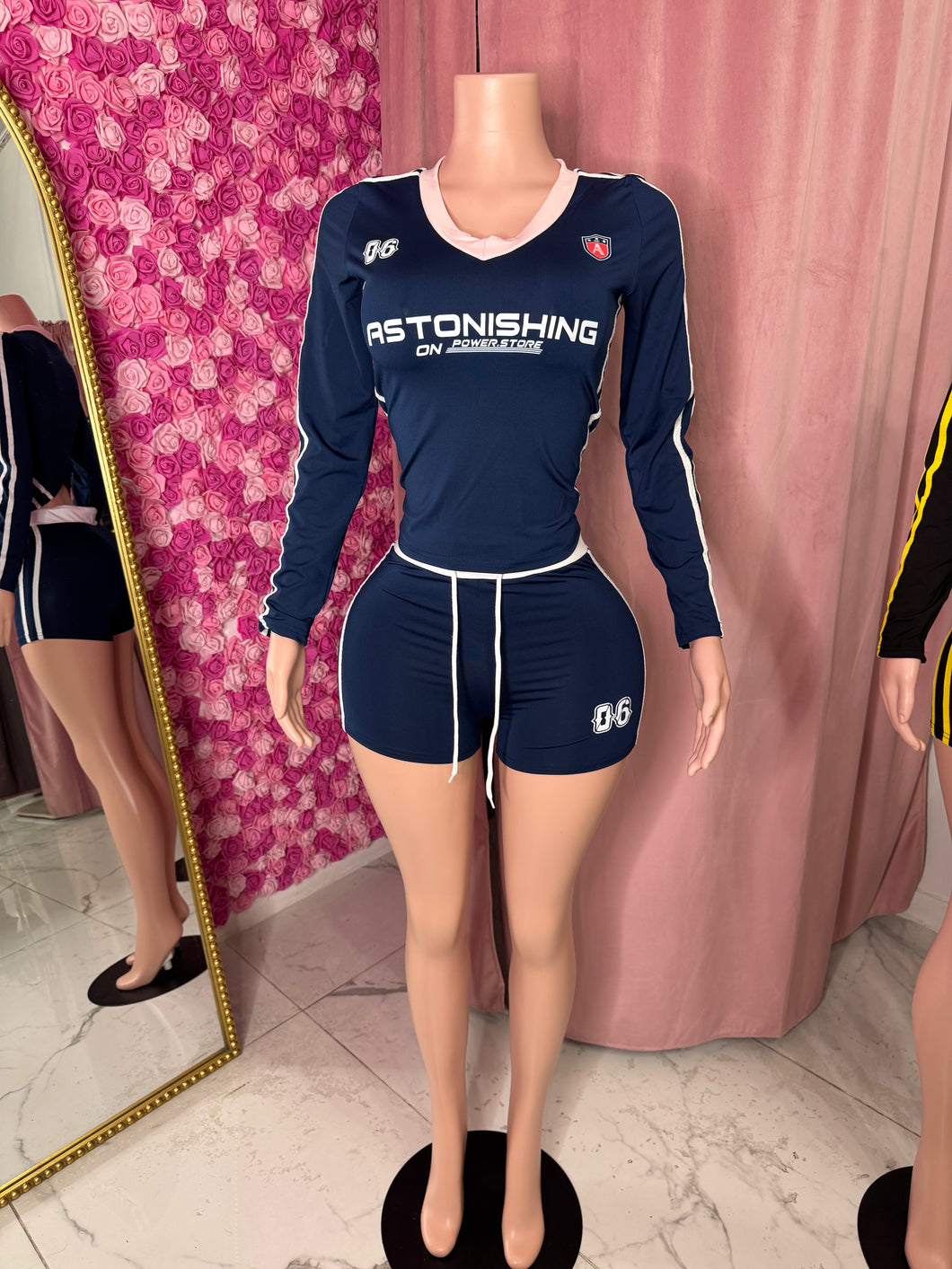 Astronaut Short Set - Navy