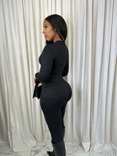 Load image into Gallery viewer, Cynthia Long Sleeve Jumpsuit - Black
