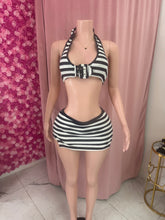 Load image into Gallery viewer, Hailey Striped Skirt Set
