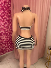 Load image into Gallery viewer, Hailey Striped Skirt Set
