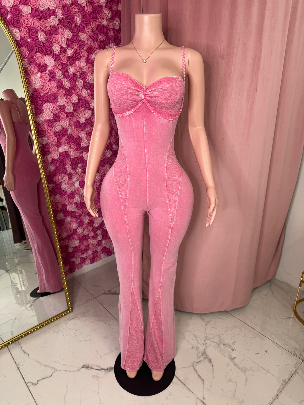 Khloe Jumpsuit - pink