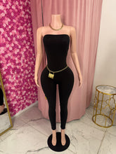 Load image into Gallery viewer, Shay Strapless Jumpsuit - Black
