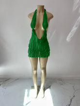 Load image into Gallery viewer, Desiree Mini Dress -  Kelly Green
