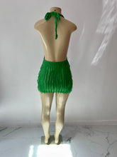 Load image into Gallery viewer, Desiree Mini Dress -  Kelly Green
