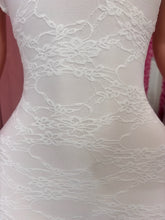 Load image into Gallery viewer, Lace Capri Jumpsuit - White
