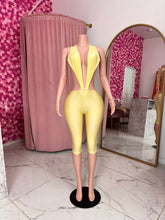 Load image into Gallery viewer, Krissy Capri Jumpsuit - Yellow
