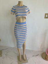 Load image into Gallery viewer, Diamonds Striped Skirt Set
