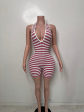 Load image into Gallery viewer, Areti Striped Romper - Pink
