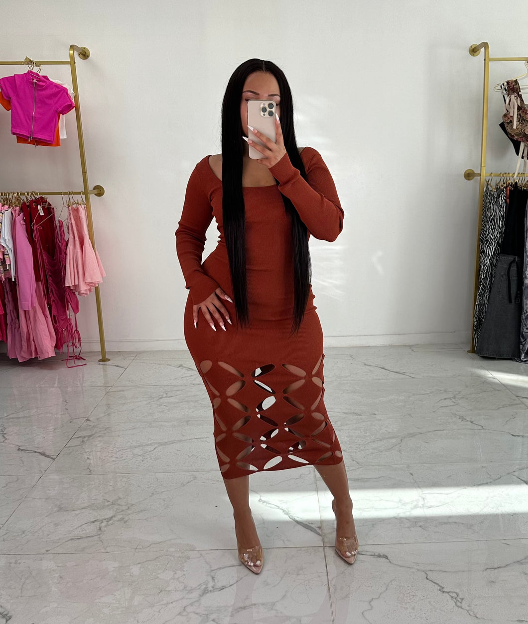 Nobu Knit Cutout Dress