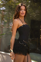 Load image into Gallery viewer, Kristi Lace Up Corset - Brown
